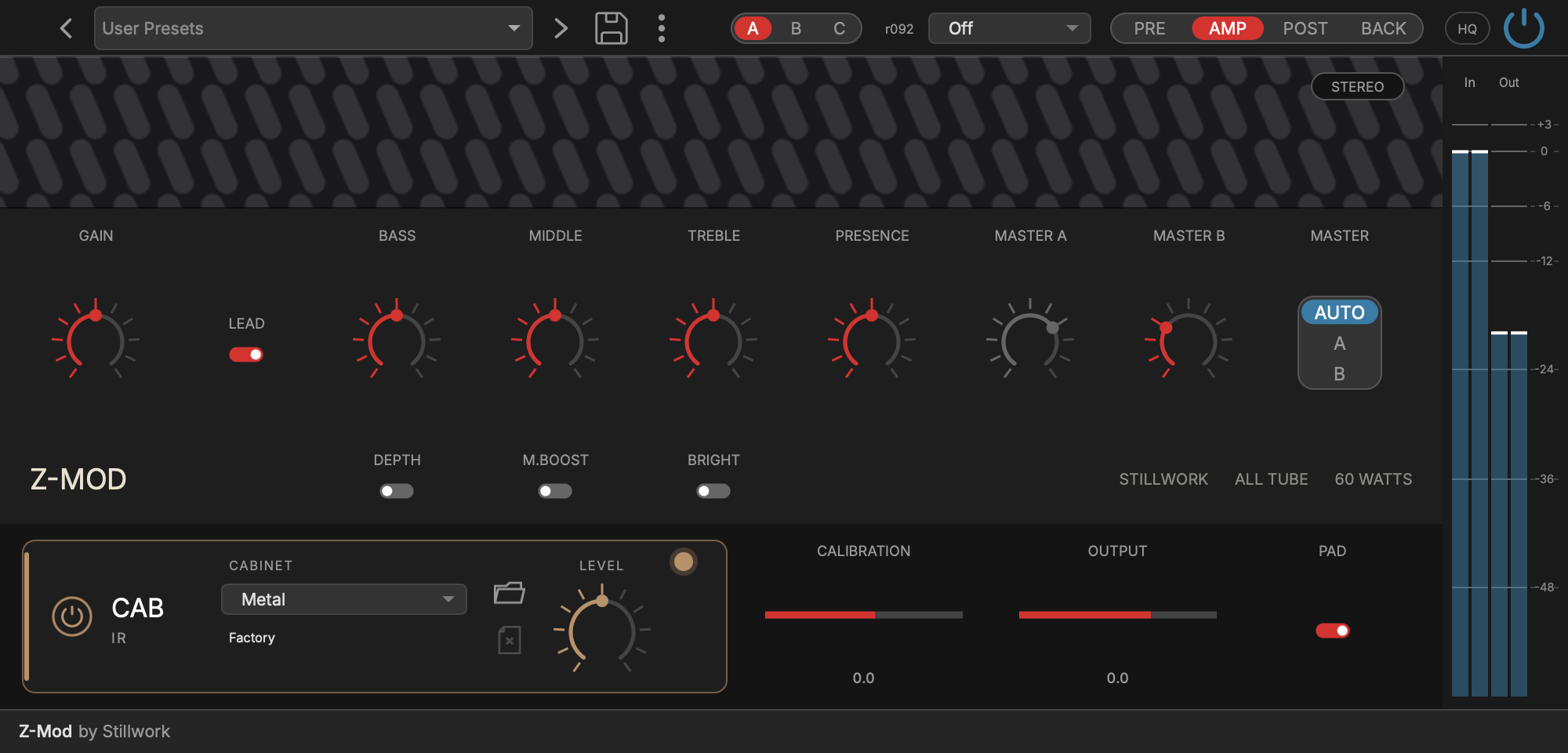 The Z-Mod plugin interface